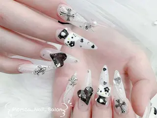 ネイル MoMoA Nail ネイル長さ出し専門店のネイルデザイン