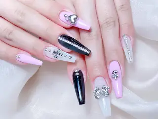 ネイル M🌷nail 長さだし専門店のネイルデザイン