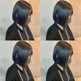 ミディアム カラー 💜ハイトーン💛 マジカルかいちゃんのヘアスタイル