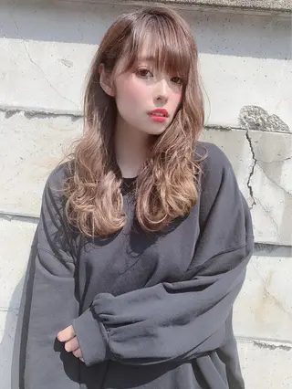 ロング SAKURA 原宿所属・なかの たくみのヘアスタイル