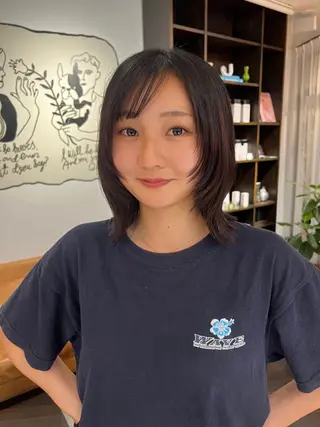 ミディアム カットモデル募集 hiyo🐣🫧のヘアスタイル