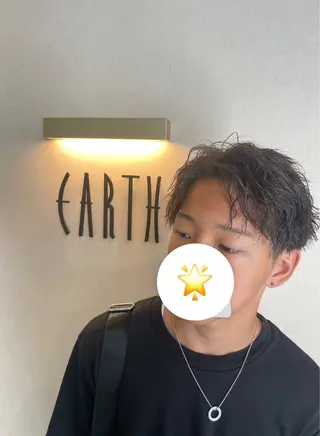 パーマ メンズ EARTH菊名店👾 ひらのすぐるのヘアスタイル