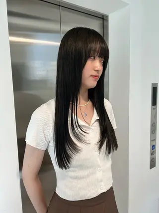 ロング カラー レイヤー/透明感 カラー🌿KANTAのヘアスタイル