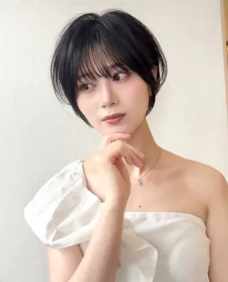 ショート けいし🐬ボブ 美髪縮毛矯正のヘアスタイル