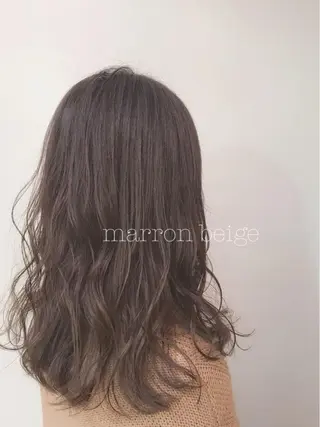 セミロング カラー ぱつっとボブ/ 小野あかねのその他イメージ