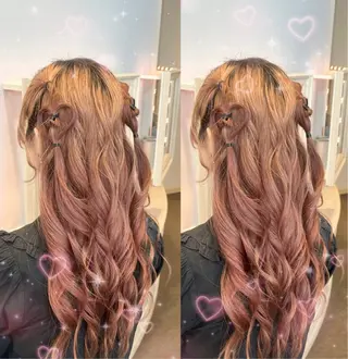 ロング ヘアメ/お呼ばれﾍｱ /横浜/nozomiのヘアスタイル