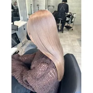 ロング 細字 達哉のヘアスタイル