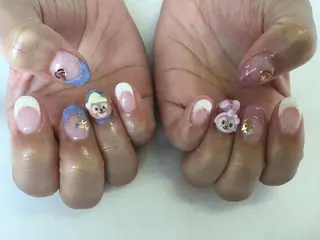 ネイル 💎🐰 saki. m 🐰💎のネイルデザイン