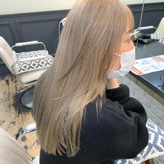 セミロング カラー 大久保 佳那のヘアスタイル