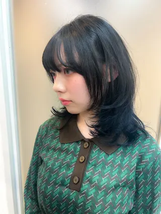 ミディアム 顔周りレイヤー/ボブ 銀座✨中野まさひろのヘアスタイル