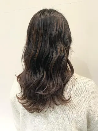 ロング カラー 樋口 優奈のヘアスタイル