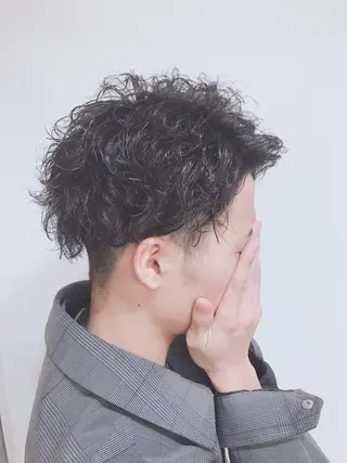 パーマ メンズ 福森 みずきのヘアスタイル