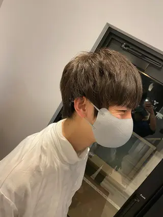 メンズ 透明感カラー✨ 酸性ストレート特化のヘアスタイル