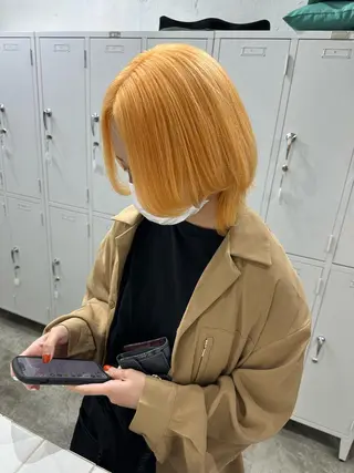 ショート カラー ヘアアレンジ メンズ ササキカズマ〻透明感 〻色落ち〻赤み消しのヘアスタイル