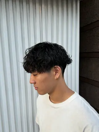 パーマ メンズ パーマ／京都駅 ／メンズ/藤井　翔のヘアスタイル