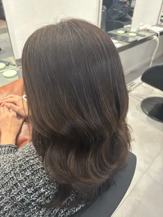 セミロング 韓国透明感🇰🇷 SAKURAのヘアスタイル