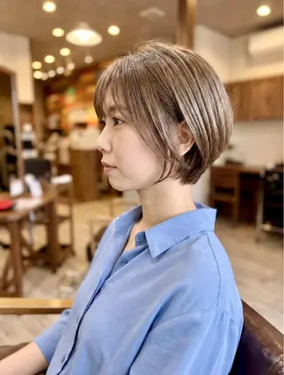 ショート 一宮駅3分/水野/ ショート/ボブのヘアスタイル