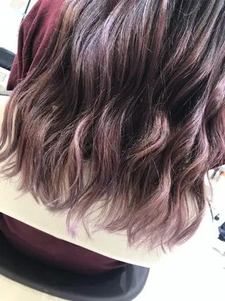 ロング カラー 田中 瑞妃のヘアスタイル