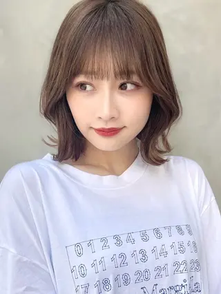 ミディアム 似合わせヘア/ボブ/ ミディアム/Takaのヘアスタイル