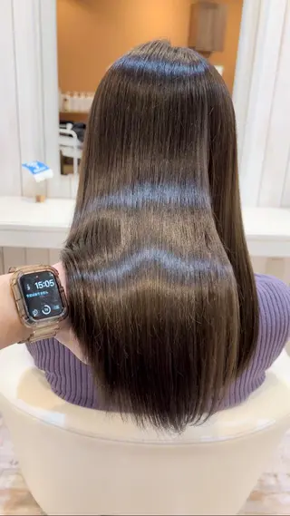 ミディアム カラー 佐藤史哉＊ 韓国レイヤー赤み除去のヘアスタイル