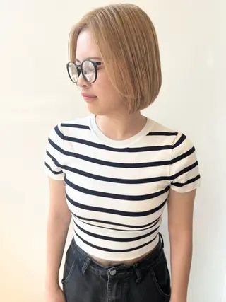 ミディアム MYRTLE TSUNODAのヘアスタイル