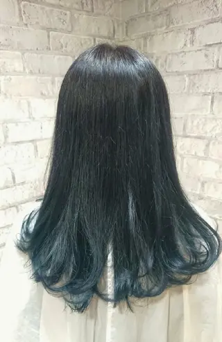 カラー ミディアム ヘアアレンジ 秋山 幸太のヘアスタイル