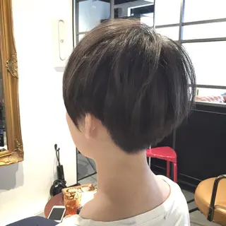 ショート ミディアム カラー 二児のパパで店長な 戸田健治のヘアスタイル