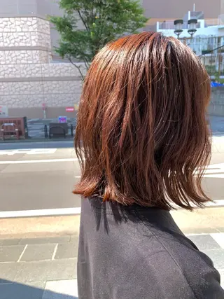 ミディアム 園 冬稀のヘアスタイル