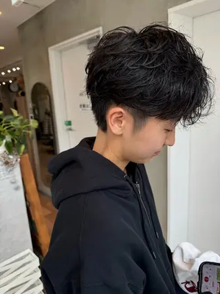 ショート パーマ yoshi （髙橋）のヘアスタイル