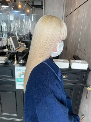 ロング カラー 💜ハイトーン💛 マジカルかいちゃんのヘアスタイル