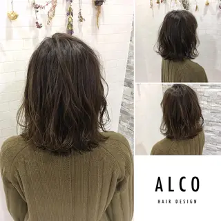 ミディアム カラー ワタイショウタ 髪質改善✨眉毛サロンのヘアスタイル