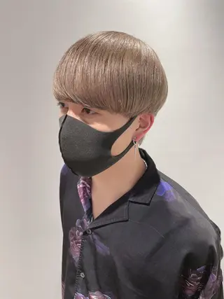 ショート カラー メンズ enntaku 新宿所属・MASANA 🎱ディレクターのヘアスタイル