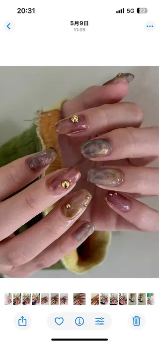 ネイル paragel /a k i n aのネイルデザイン