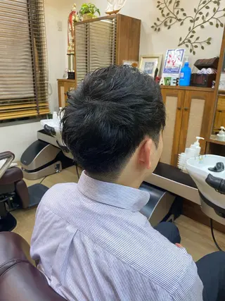 ショート メンズ 浅見 天翔のヘアスタイル