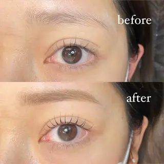 マツエク・マツパ アイブロウ moka ✴︎のマツエク・マツパデザイン