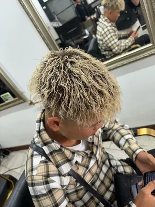 パーマ メンズ 高野 慧成のヘアスタイル