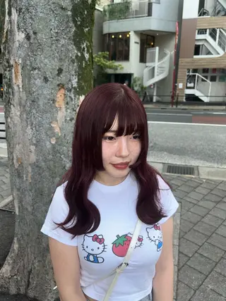 ロング レイヤー／マツエク 💋𝑨𝑵𝑵𝑨のヘアスタイル