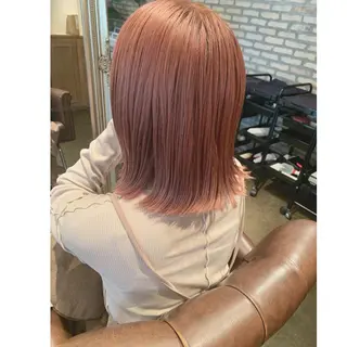 カラー 銀座🤍ボブ/ ミディアム/佐野夢美のヘアスタイル