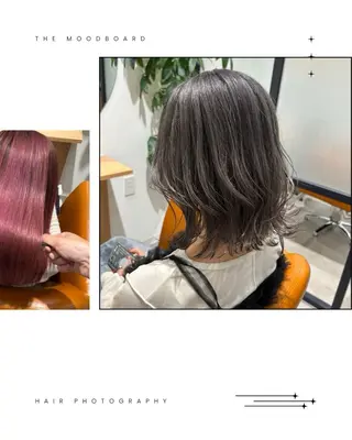 セミロング 【ハイライト】 YUYAのヘアスタイル