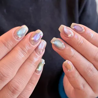 ネイル 🎀 Hiyubi._.nail 🫧所属・🎀フェイ フェイ🫧💗のネイルデザイン