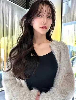 カラー 花井輝 ボブ/レイヤーのヘアスタイル