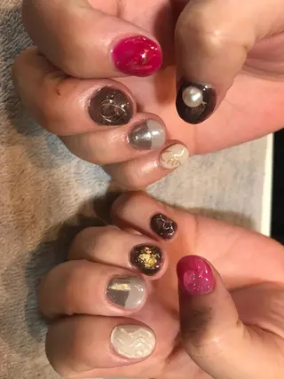 ネイル AOI✩⡱ y2kネイルのネイルデザイン