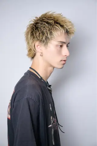 ショート メンズ 曲がる縮毛矯正 メンズ特化/鈴木美璃のヘアスタイル