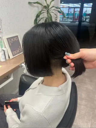 ショート ヘアアレンジ 🍓艶髪/艶カラー ハイトーン/しんたにのヘアスタイル