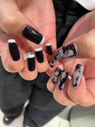 ネイル AMI ウルフパーマ/メンズのヘアスタイル