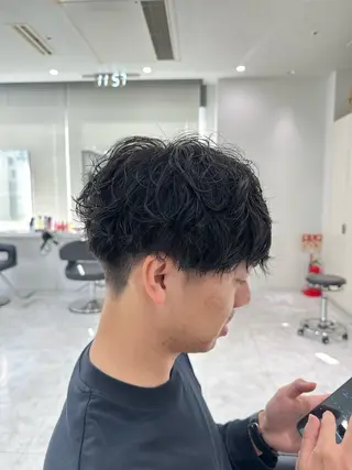 パーマ メンズ 🐺メンズパーマ マッシュ　あさひ🐺のヘアスタイル