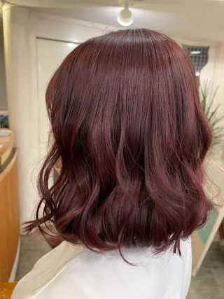 ミディアム カラー 韓国／大宮／レイヤー 🤍AYA🤍のヘアスタイル