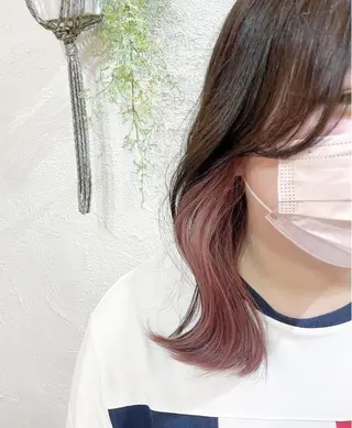 セミロング カラー ete所属・Rina 𓍯のヘアスタイル