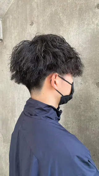 パーマ メンズ 松本平太郎美容室大宮店所属・もりたみかこ 美容師お休み中のヘアスタイル