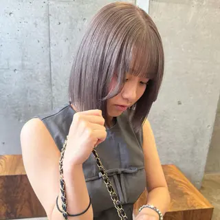 ショート カラー ボブ×柔らかいカラー 🩰misaki𓍼のヘアスタイル